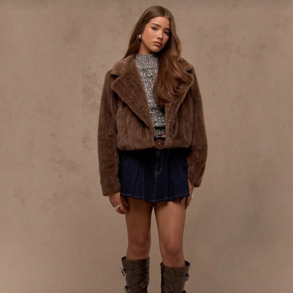 Missguided + Chocolate Teddy Jacket